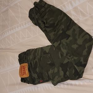 Boys Levi camo joggers